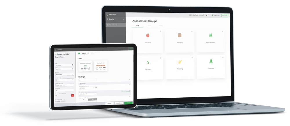 Fresh Produce packing software | Radfords Software