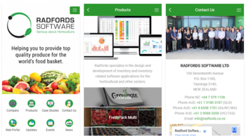 New Radford Software mobile App